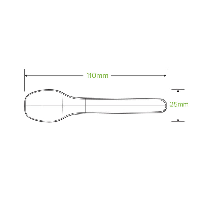 11cm Plant Fibre Teaspoon - 3000pcs/Ctn - TEM IMPORTS™