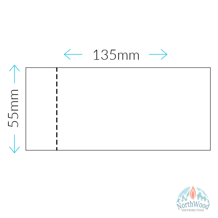 135 x 55 mm shrink wrap bands