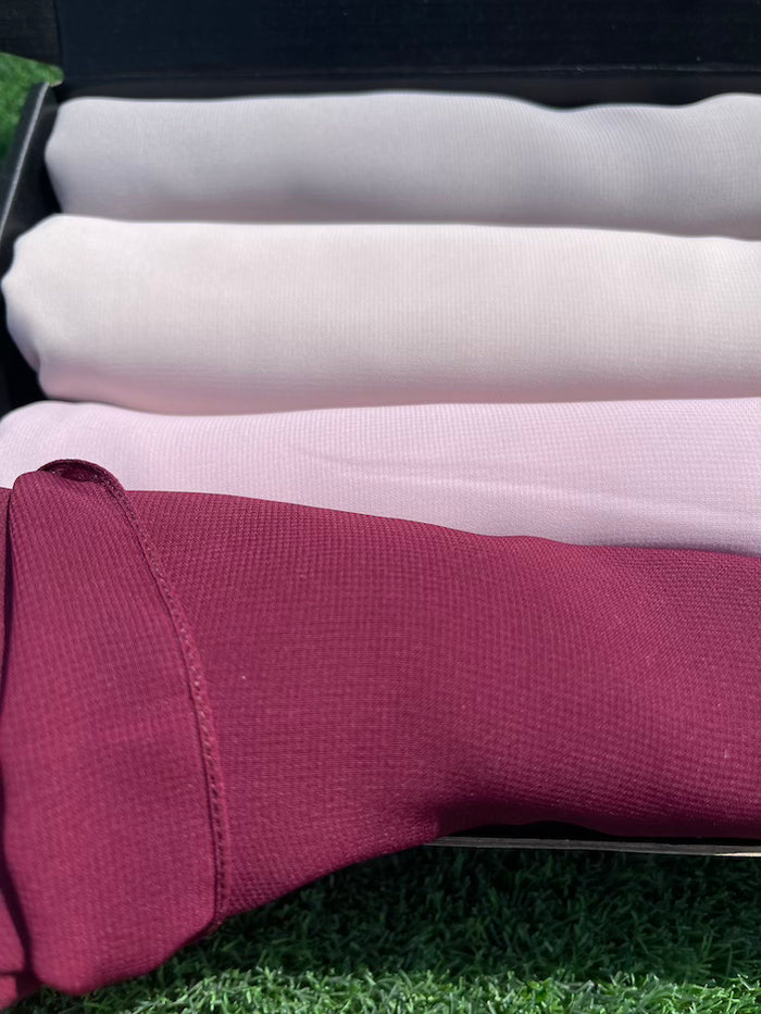 The Rosé Dusk Chiffon Hijab Set