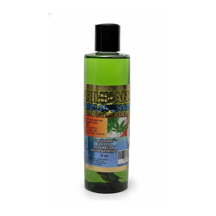 Aceite Extra Fuerte Marihuanol + Diclofenaco 8 OZ
