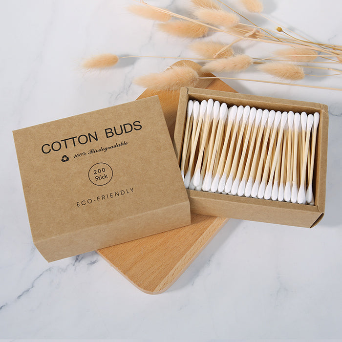 Bamboo Cotton Buds (White)