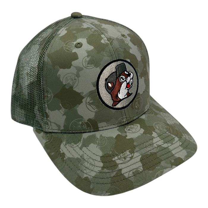 Buc-ee’s Green Camo Snapback Hat