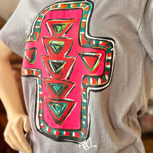 Colorful Cross Tee