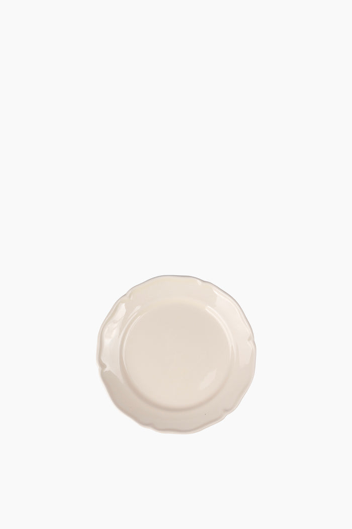 Cream Bread Plate