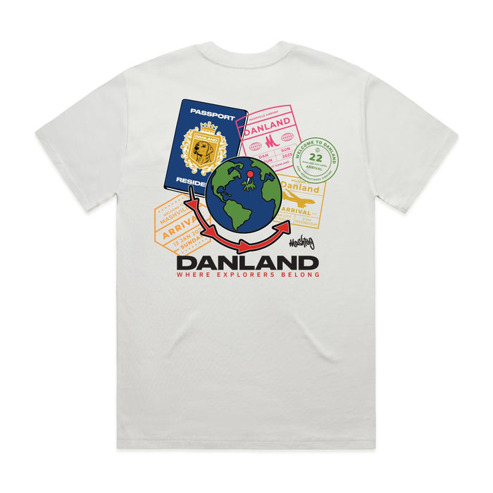 Danland Passport Tee – White - Kecks