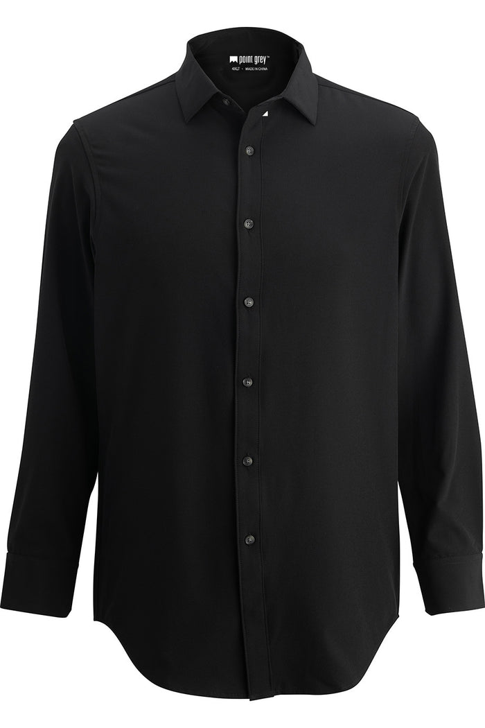 EDWARDS POINT GREY MENS DRESS SHIRT