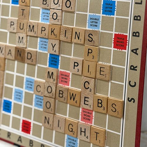 Fall Themed Scrabble Board