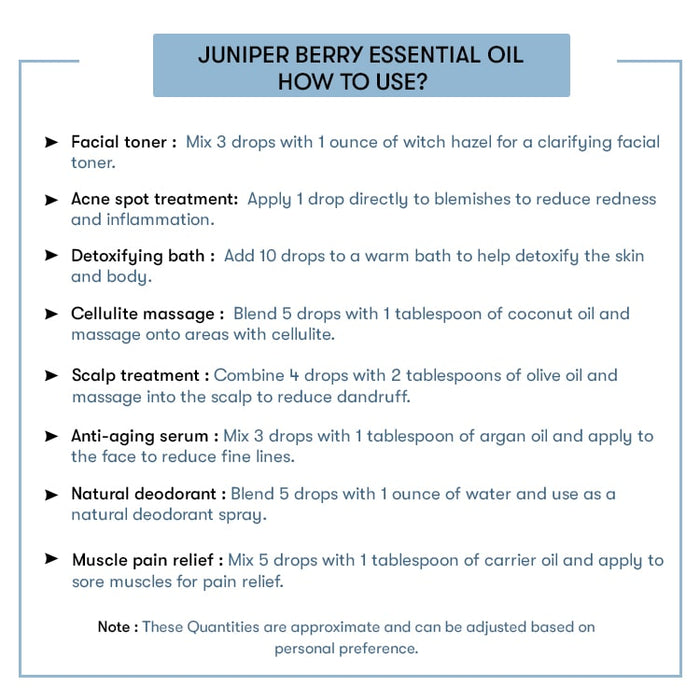 How to Use Juniper Berry Essential Oil