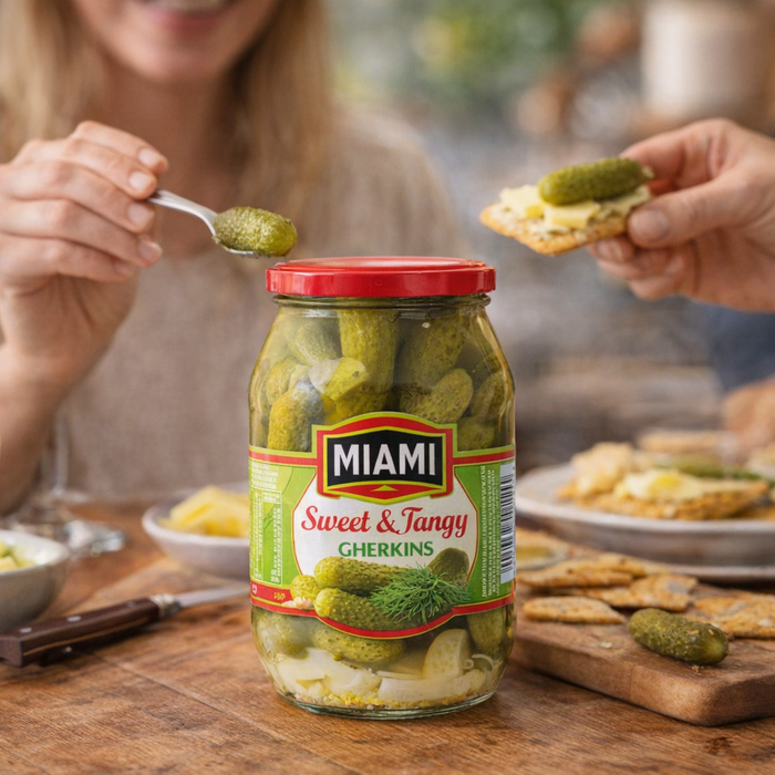 Miami Gherkins Cocktail Sweet & Tangy - 380g Facebook Ad