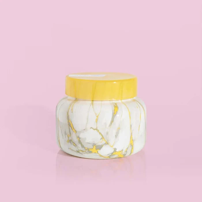 Modern Marble Jar Pineapple Flower
