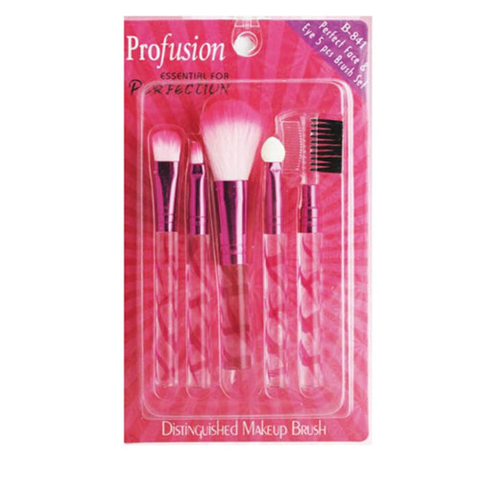 Prolux - Makeup Brushes Set Pink - TRUECOLOR WHOLESALE