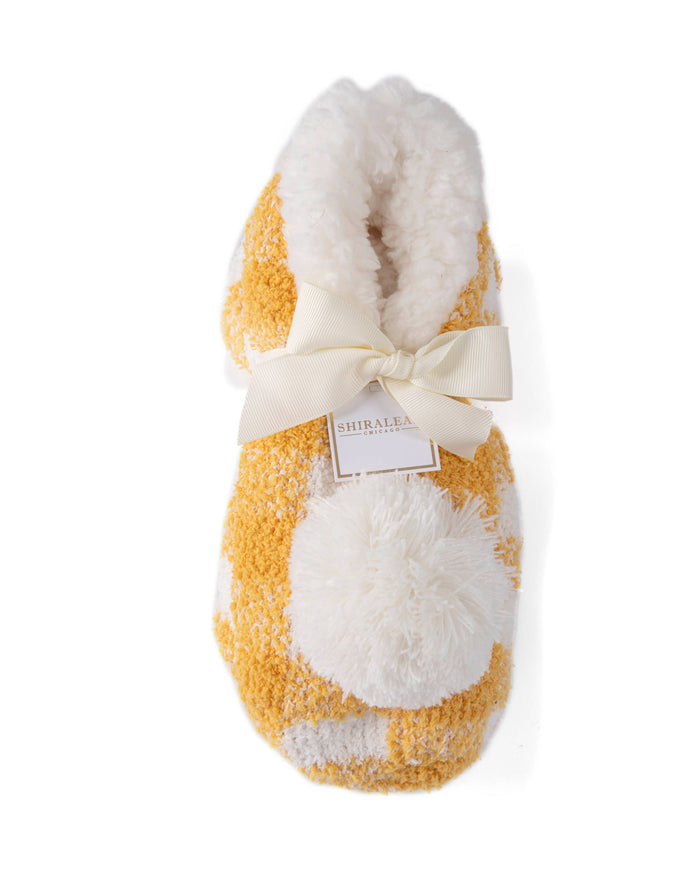 Slipper Socks-Chloe Yellow