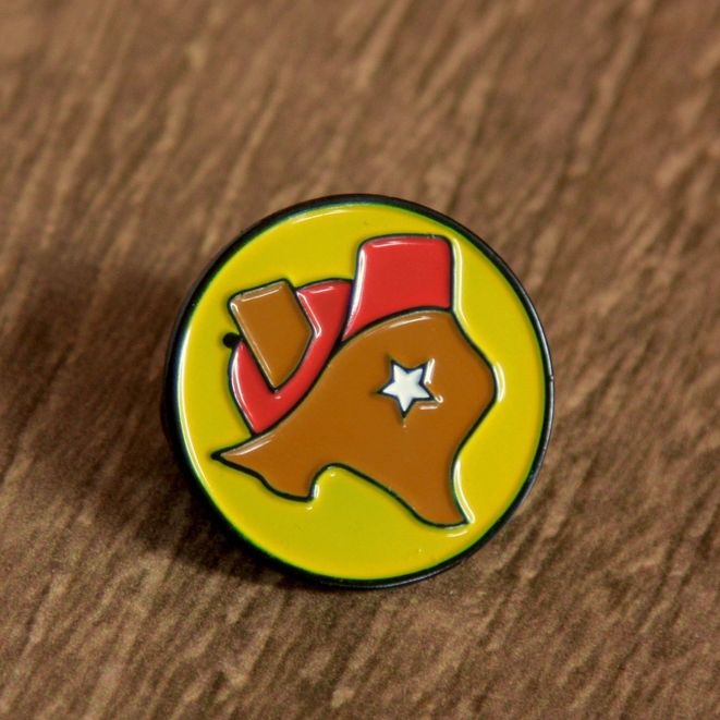 Texas-ees Enamel Pin