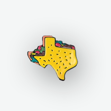 Texas Taco Enamel Pin
