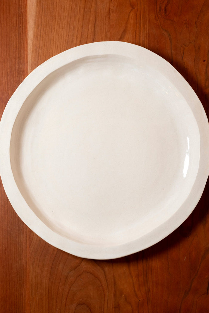 White Round Platters