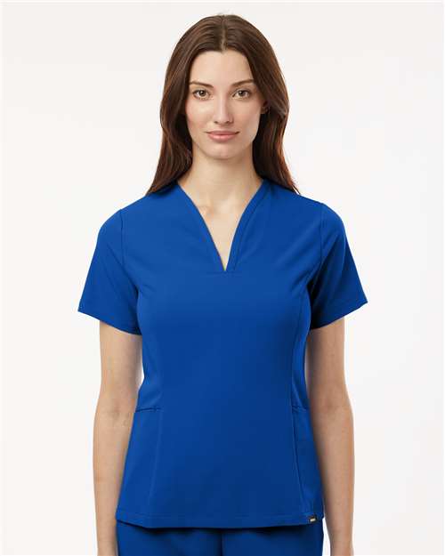 Women's Calix Fit & Flare Scrub V-Neck Top