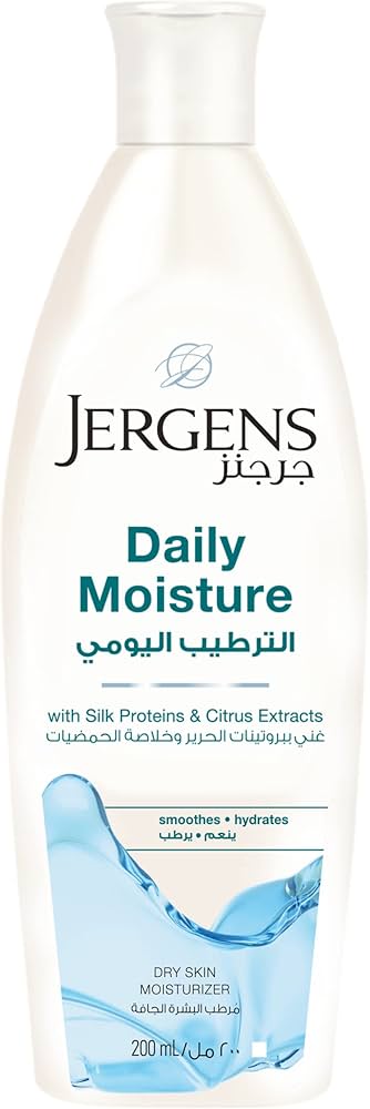 جرجنز لوشن مستورد200مل ترطيب يومي - Jergens Daily Moisture Dry Skin Moisturizer Lotion - 200ml (Imported)