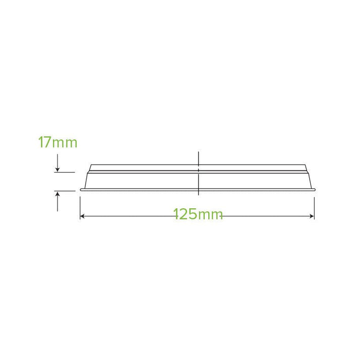 240-960ml Clear BioBowl Lid - 500pcs/Ctn - TEM IMPORTS™
