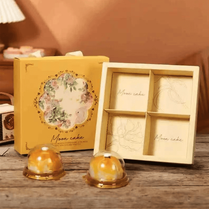 4 Compartment Gift Box with Carry Handle- Pack of 25 - TEM IMPORTS™