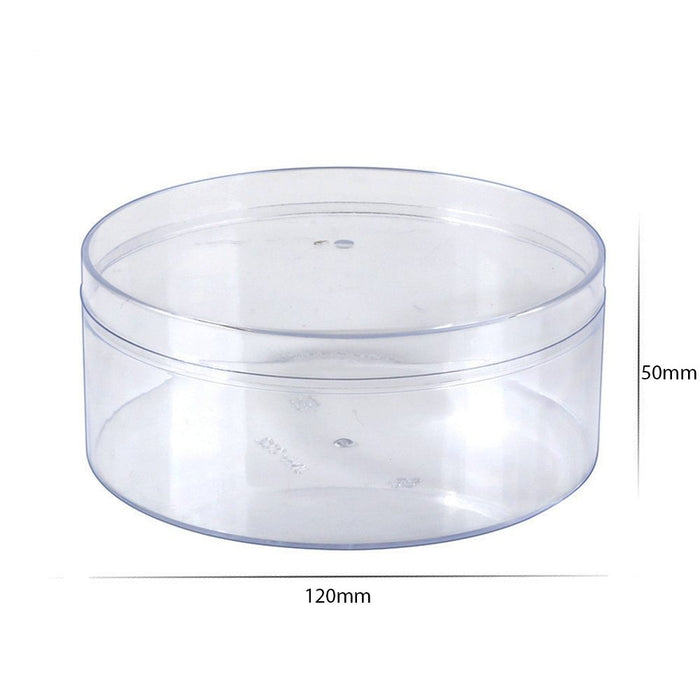 450mL Clear Round Container With Hard Lid - TEM IMPORTS™
