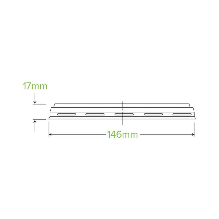 600-700ml Clear Wide BioBowl Lid - 600pcs/Ctn - TEM IMPORTS™
