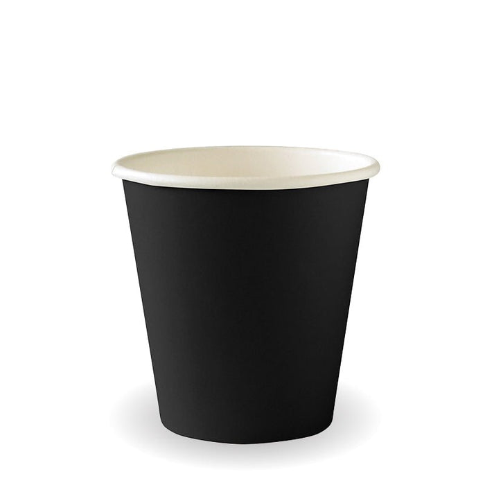 6oz/230mL (80mm) Black Single Wall BioCup - 1000pcs/ctn - TEM IMPORTS™