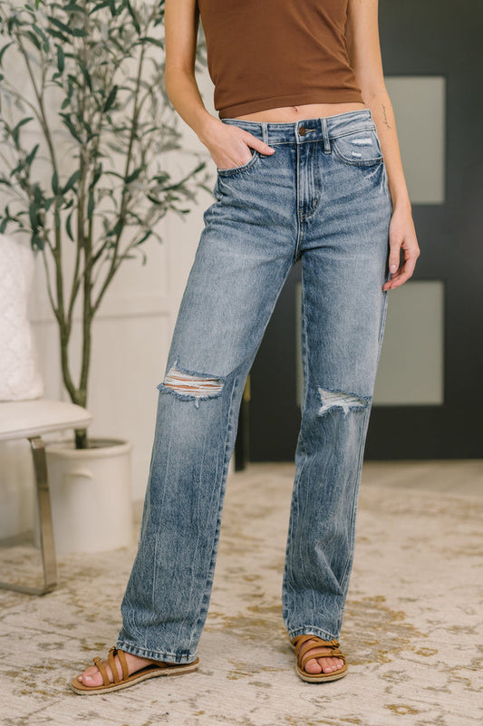 90’s Are Calling Rigid Magic Slim Straight Denim - Judy Blue