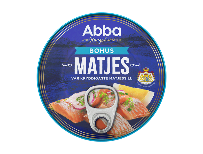 Abba Klassisk Matjessill 8 × 215g (8 × 7.58 oz) – Traditional Swedish Pickled Herring