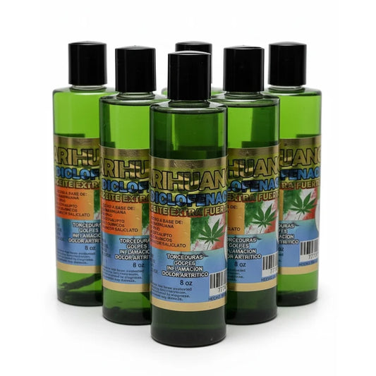 Aceite Extra Fuerte Marihuanol + Diclofenaco 8 OZ