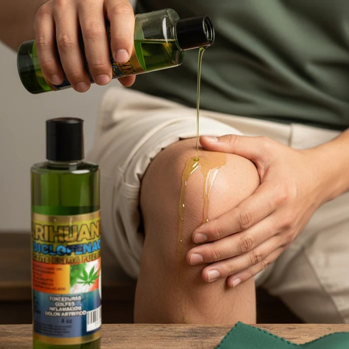 Aceite Extra Fuerte Marihuanol + Diclofenaco 8 OZ