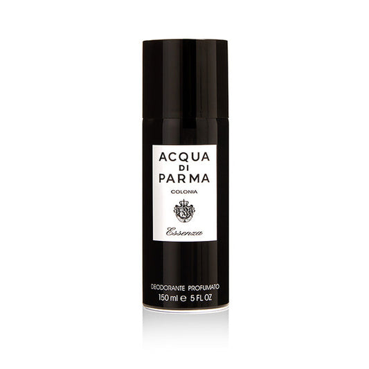Acqua di Parma Colonia Essenza deodorant spray in 150ml bottle, natural anti-perspirant with elegant packaging.