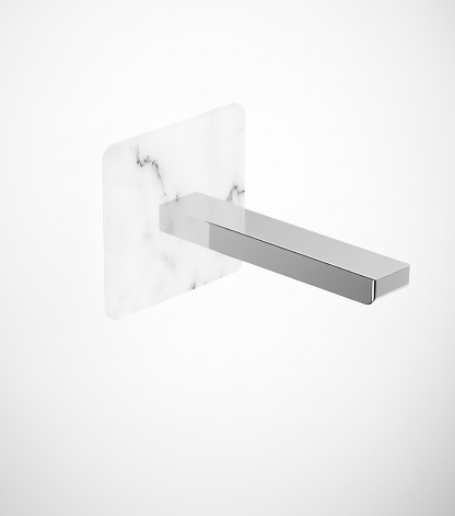 Aquatica Elements Bath Spout with Black/White Marble