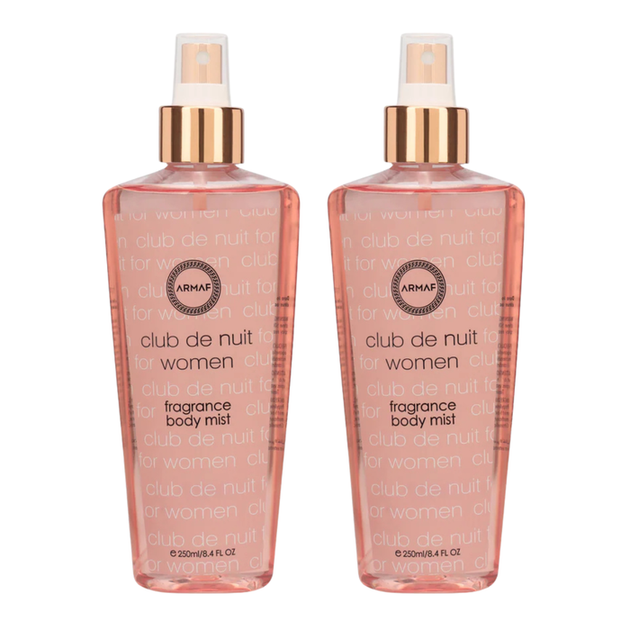 Armaf Club De Nuit Women Fragrance Body Mist for Women - 250ML Each (Pack of 2)