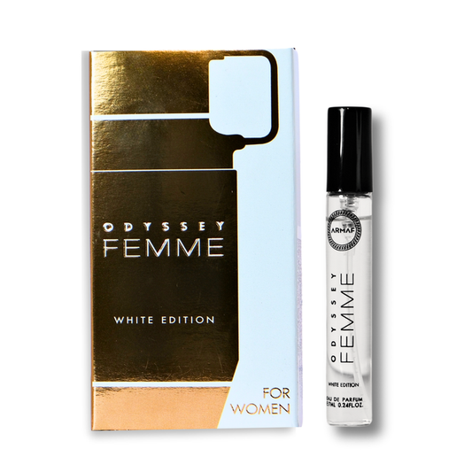 Armaf Odyssey Femme White Edition Eau De Parfum (EDP) 7ML - Fragrance for Women - Trial Pack