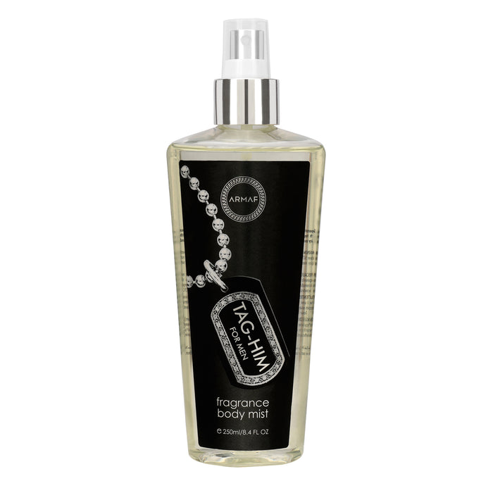 Armaf Tag Him & Blue Homme Fragrance Body Mist for Men - 250ML Each (Pack of 2)