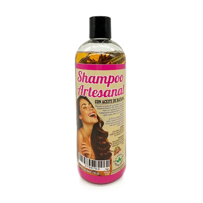 Artisanal Batana Oil Shampoo – 100% Natural Hair Growth & Strengthening Formula (16 oz)
