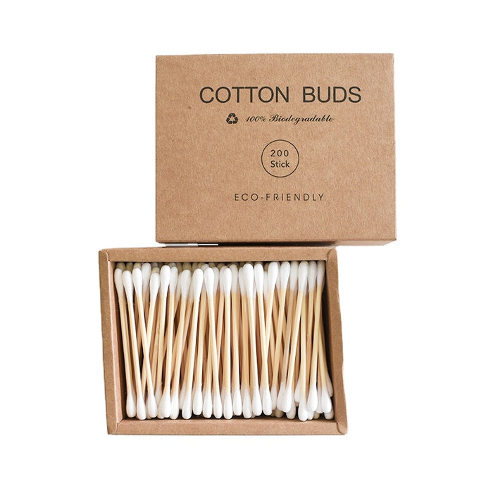 Bamboo Cotton Buds (White)