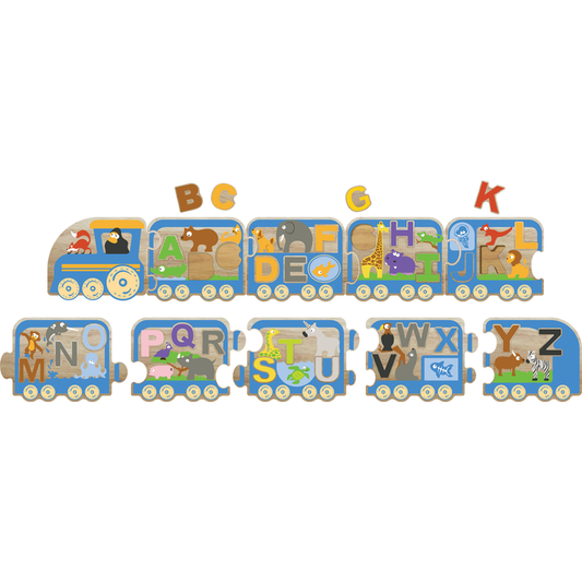 BeginAgain Animal Parade Alphabet Train