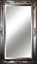 Big Ornate Mirror  Silver