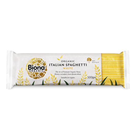 Biona Organic White Spaghetti Pasta 500g