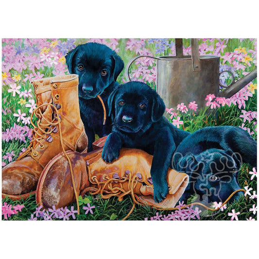 Black Lab 35 Pce Tray Puzzle