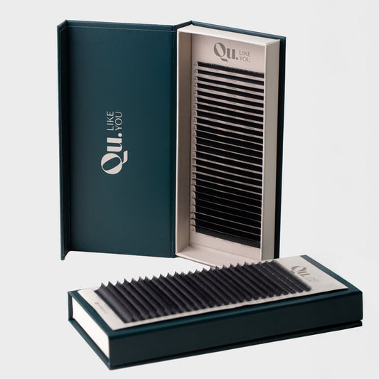 Black XXL Lash Tray Collection (Mix) – 2 Trays Set (5-9 mm/ 10-13 mm) Qu.Like You