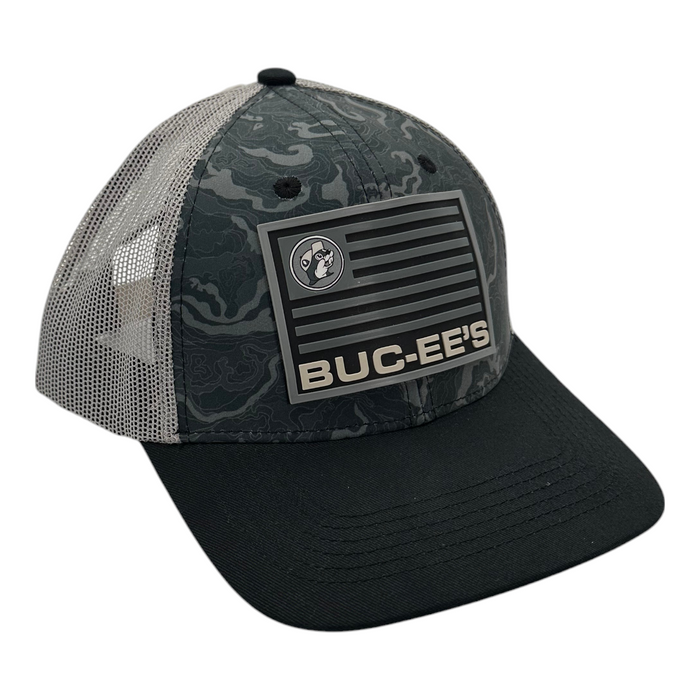 Buc-ee’s Snapback Hat - Gray Flag