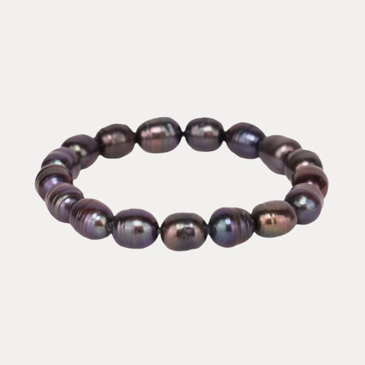 Gray Pearl Bracelet for Men | BuDhaHomme by BuDhaGirl
