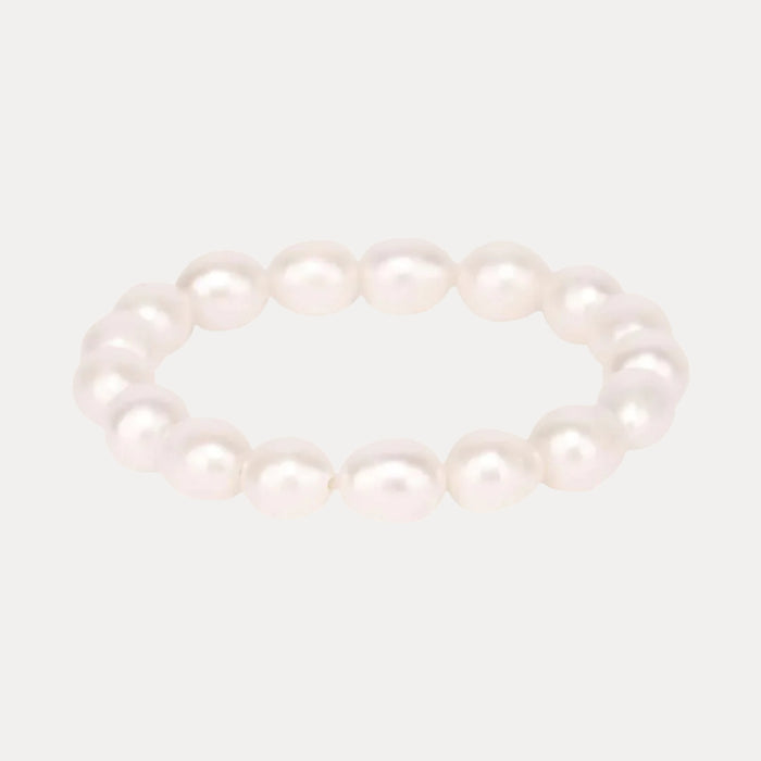 Ivory/White Pearl Bracelet for Men | BuDhaHomme by BuDhaGirl
