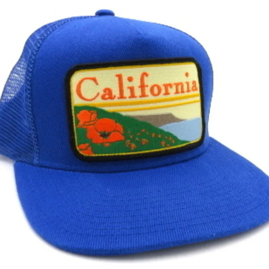 California Trucker Hat Blue