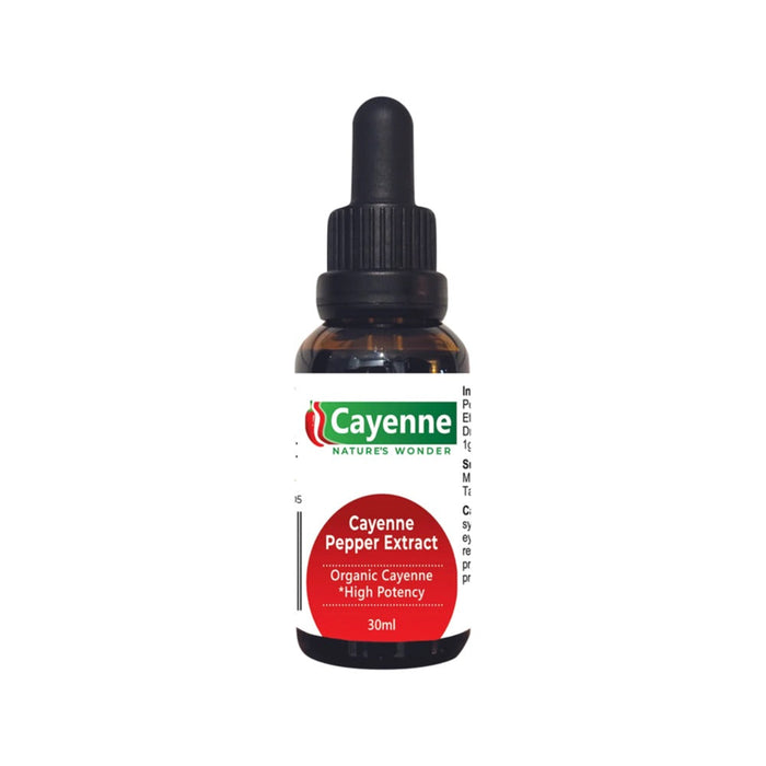 Cayenne Nature's Wonder Cayenne Pepper Extract with Dropper - 30ml