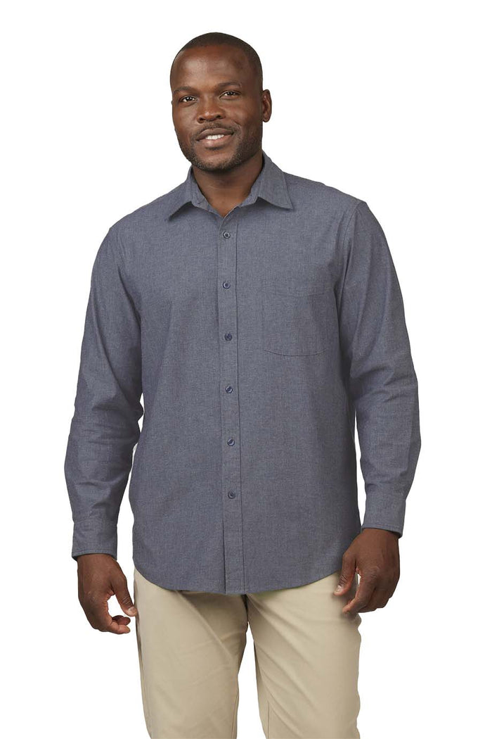 CHAMBRAY LONG SLEEVE MENS SHIRT