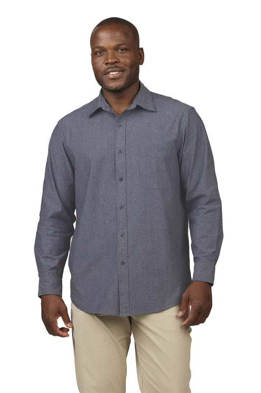 CHAMBRAY LONG SLEEVE MENS SHIRT