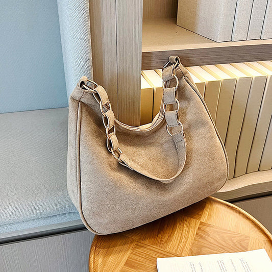CL1113 - Embossed Brown Shoulder Bag